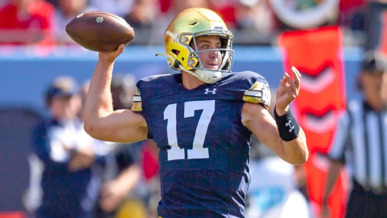 Jack Coan Notre Dame Highlights