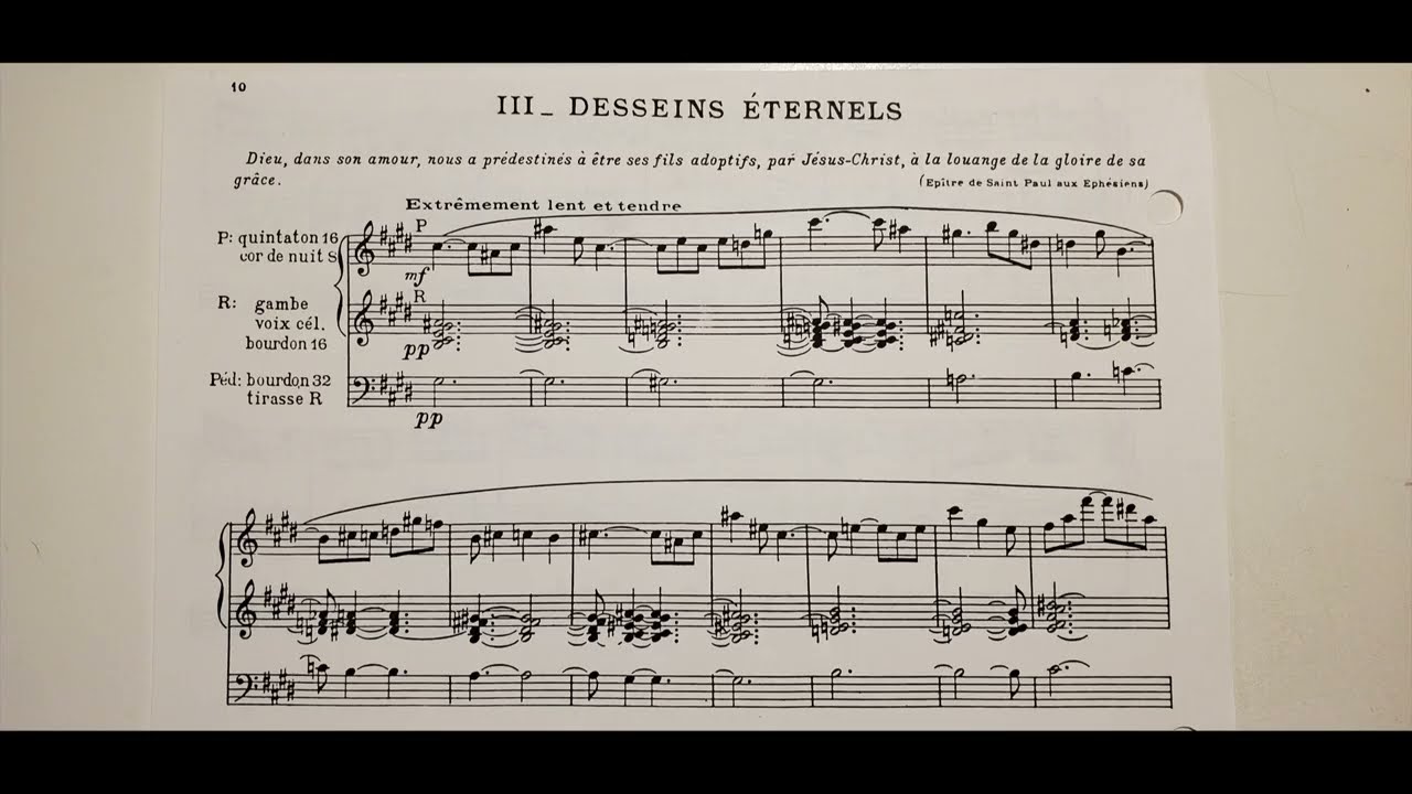 Messiaen Desseins Éternels (3/9, La Nativité du Seigneur 1935) Saint-Pierre-Claver Montréal 30-01-24