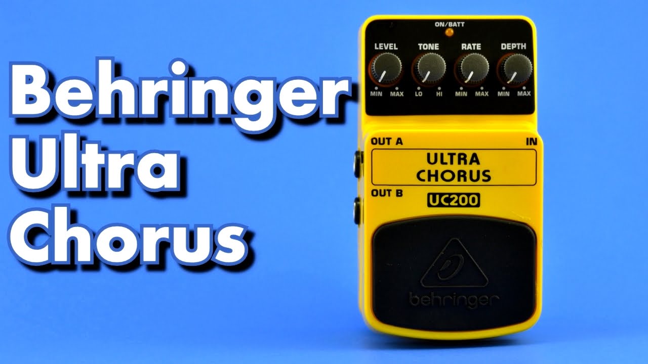 Behringer Ultra Chorus UC200 Guitar Pedal Demo