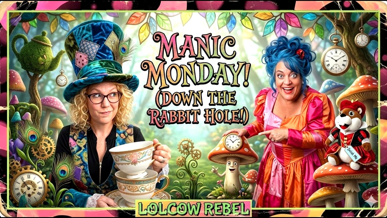 MANIC MONDAY 🐇🕳️ Down The Internet Rabbit Hole 😳🍄