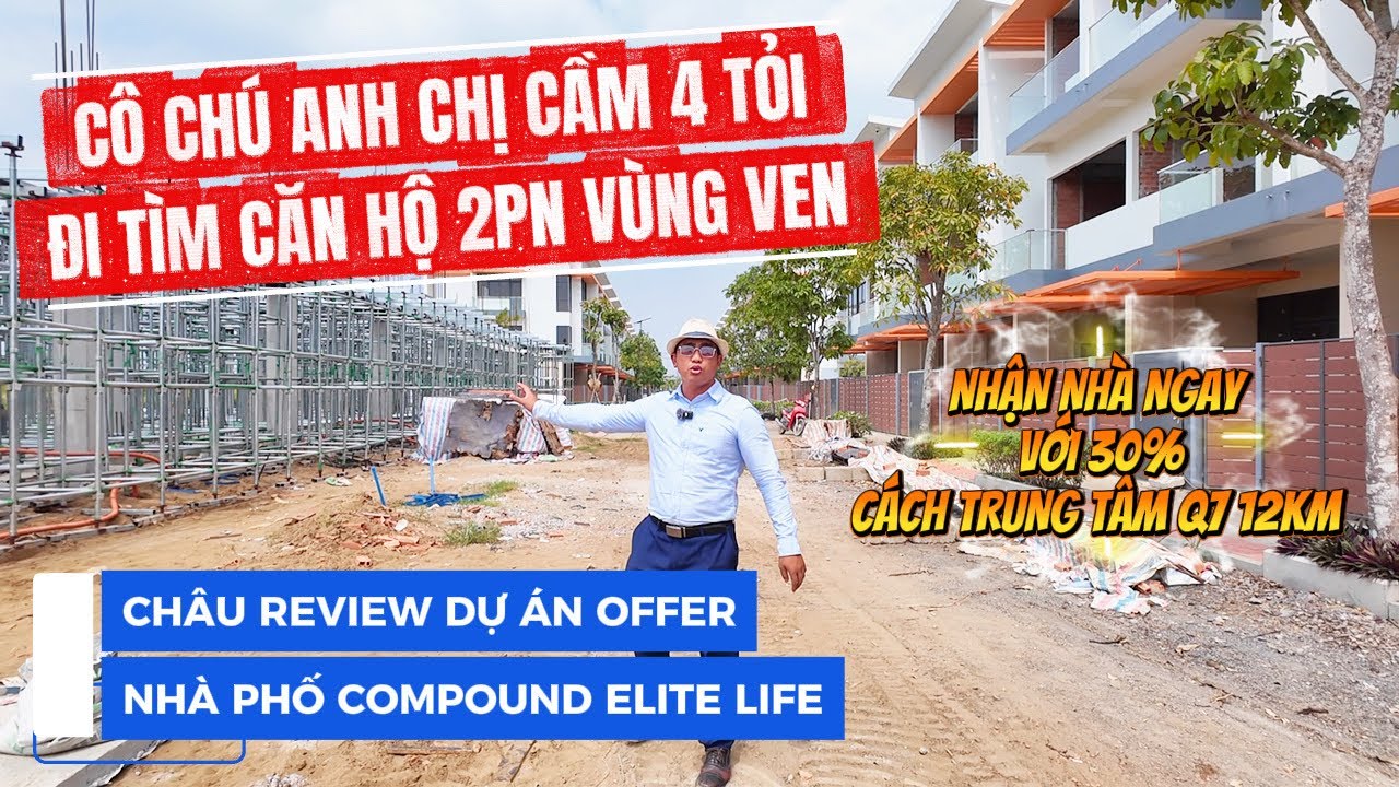 VÌ SAO NÊN CHỌN NHÀ PHỐ ELITE LIFE LONG HẬU THAY VÌ CĂN HỘ 2PN? PHÂN TÍCH CHI TIẾT MUA Ở THỰC&ĐẦU TƯ