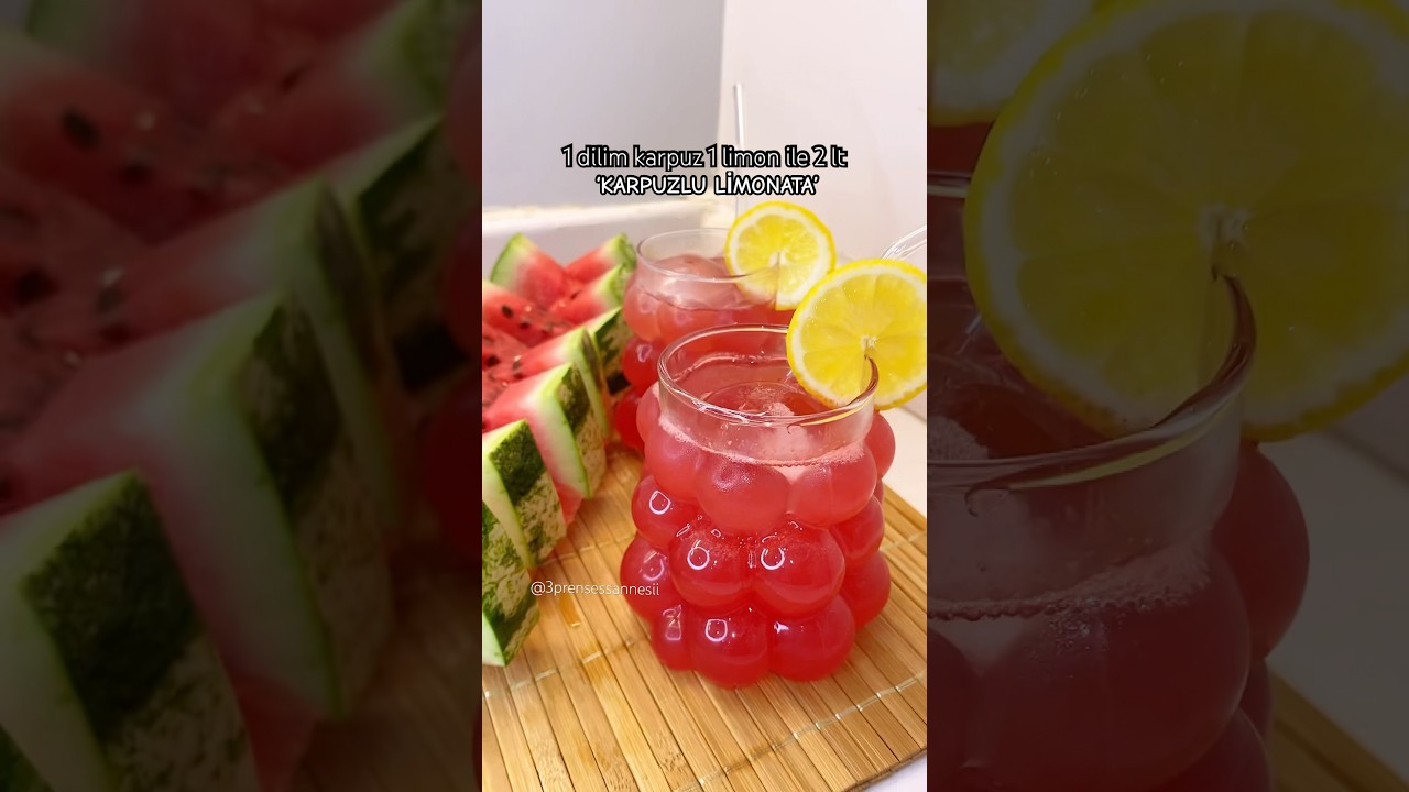 Karpuzlu limonata tarifi yorum da 🍉🫶￼