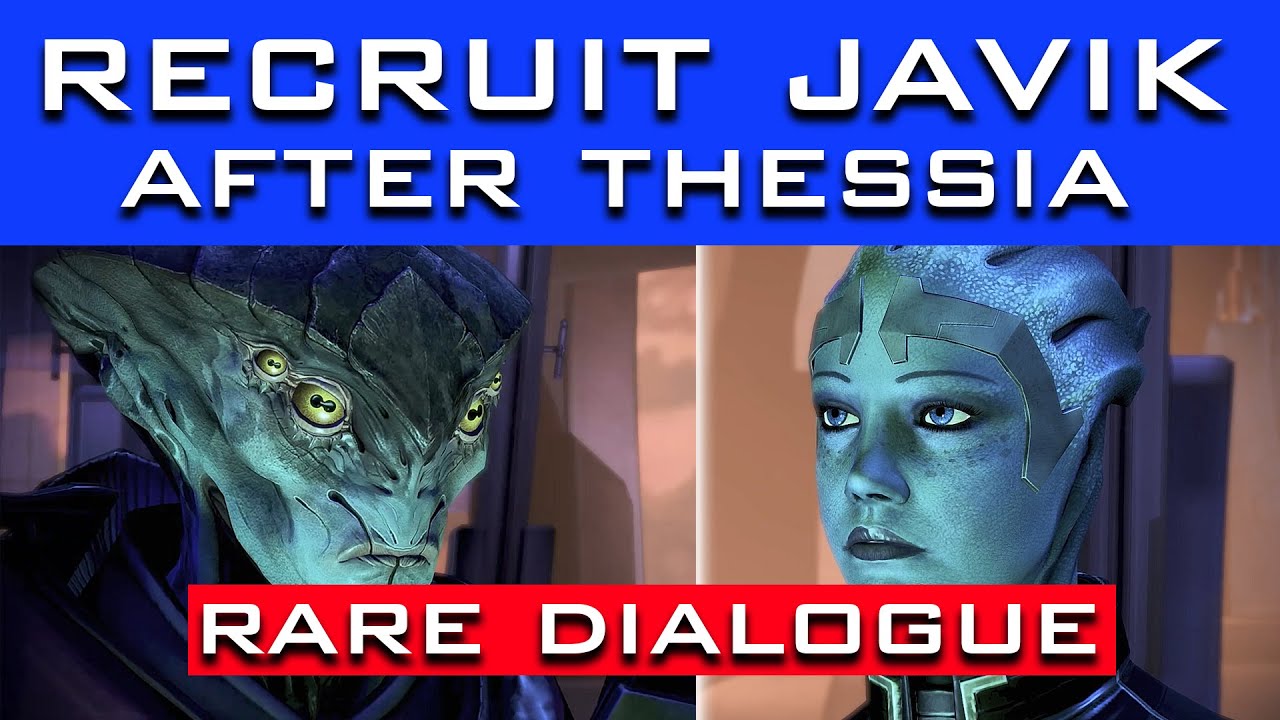 RARE Mass Effect 3 Dialogue - Recruiting Javik AFTER Thessia Falls