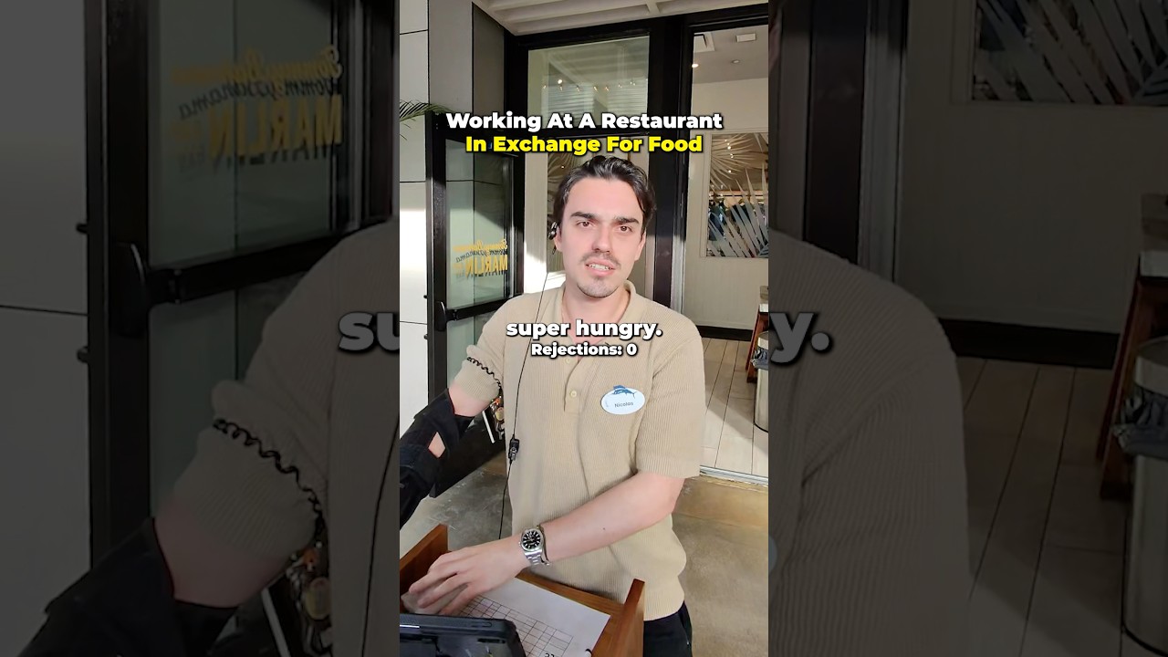 Working At A Restaurant In Exchange For Food