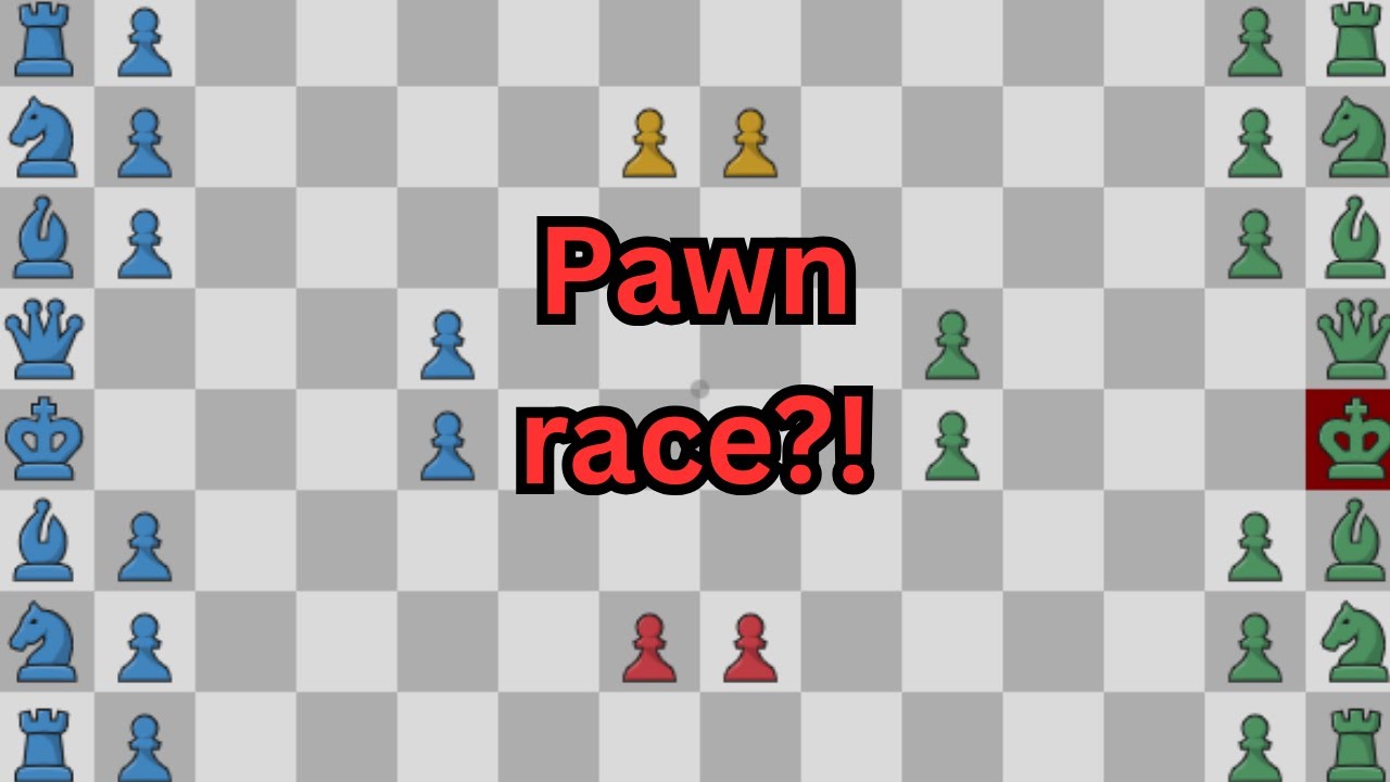 The most intense game of 4 player chess! (I'm the lowest rated player)