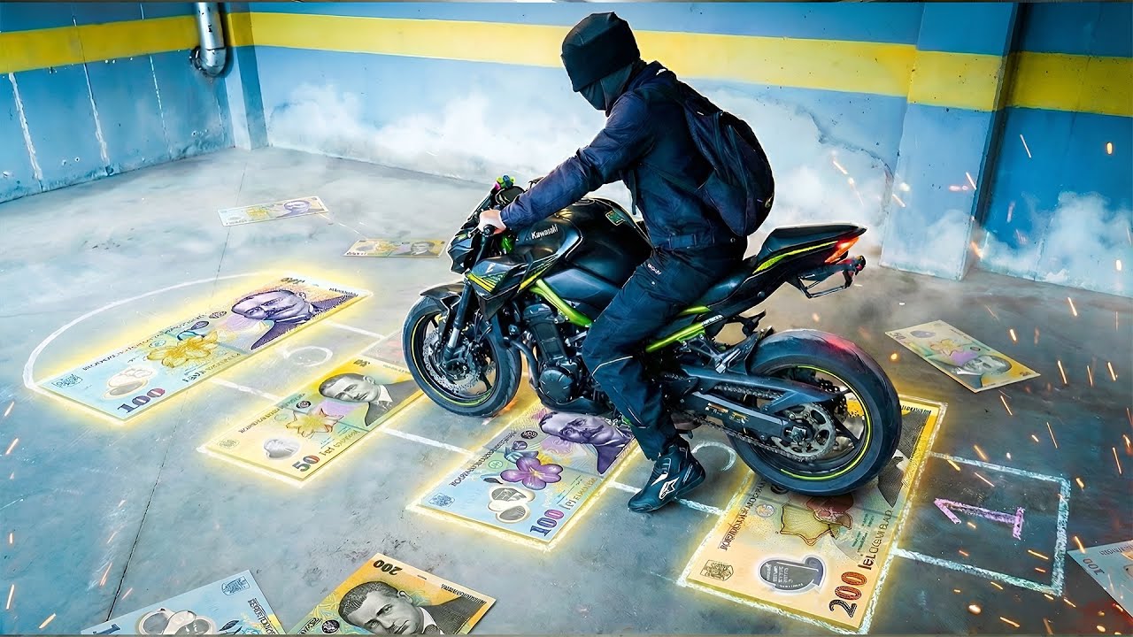 1000 DE LEI IN JOC! 💵 CHALLENGE PE MOTOR!