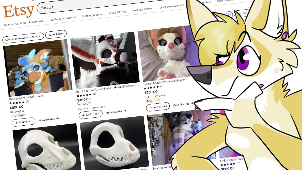 Законны ли фурсьюты на ETSY? FURRY расследует