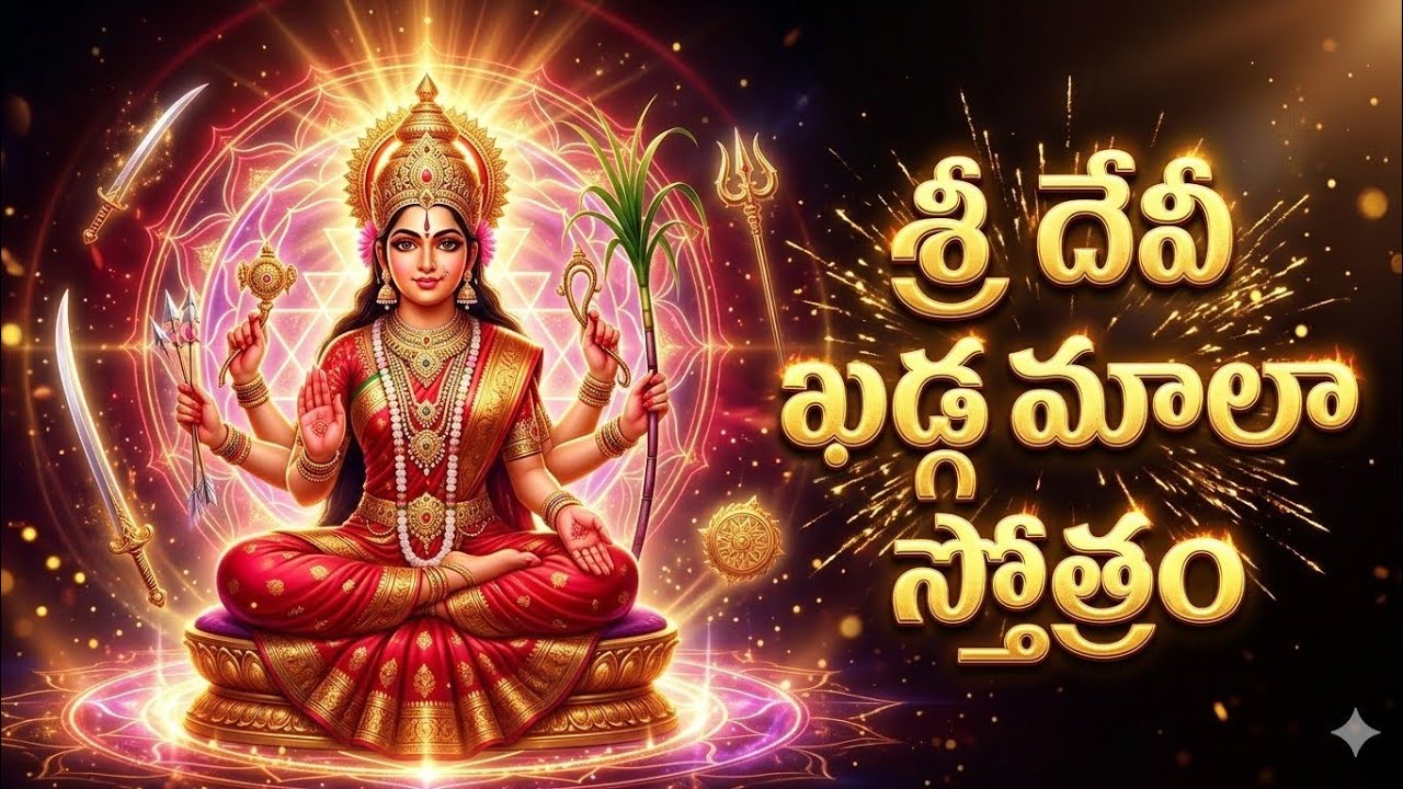 శ్రీ దేవీ ఖడ్గమాలా స్తోత్రం (sre devi Khadgamaalaa stotram)