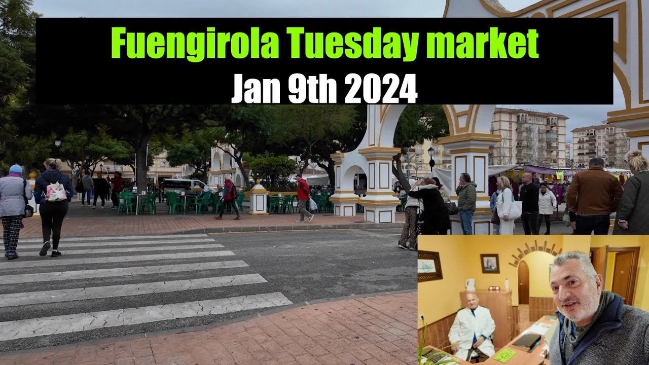 Fuengirola Tuesday Market Jan 9th 2024