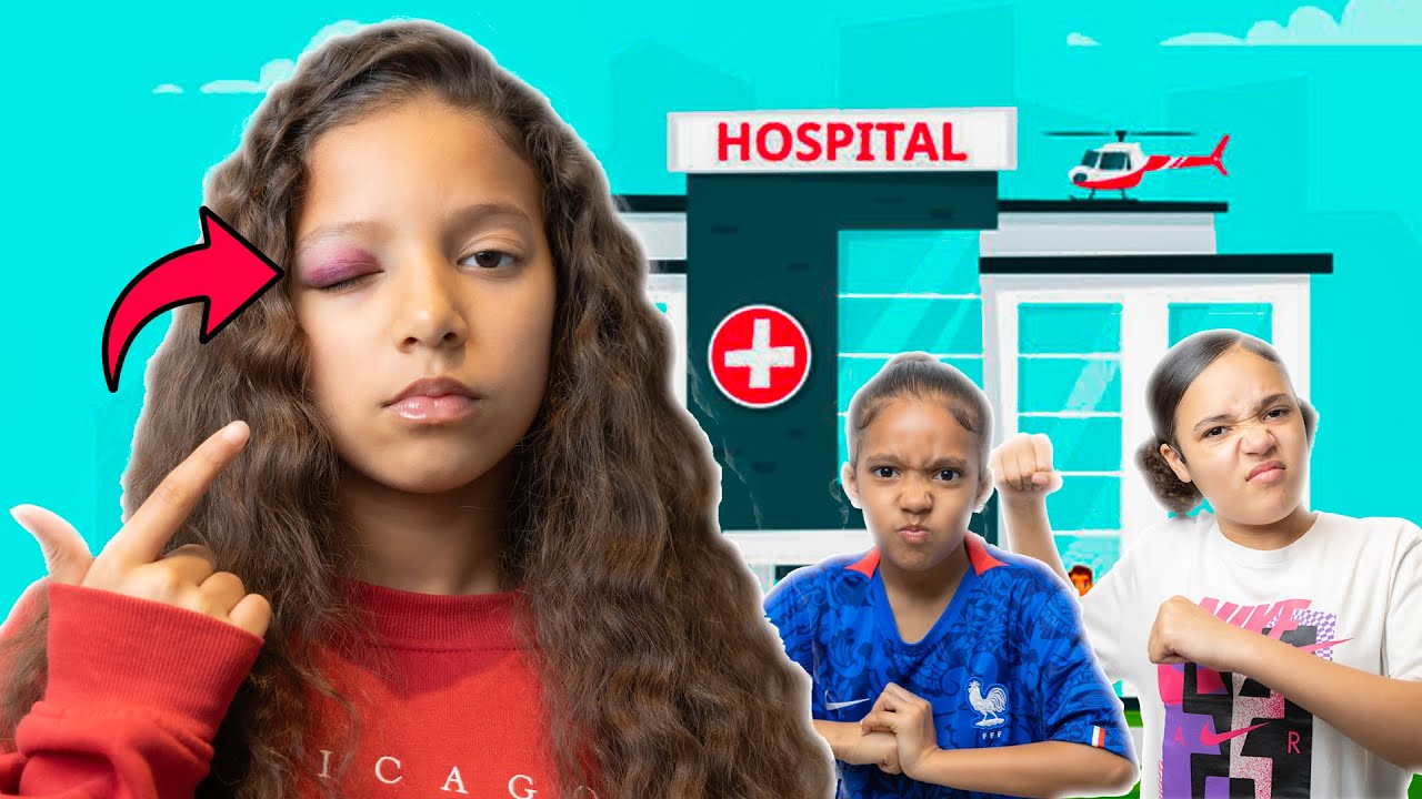 BOY GIVES HALLE A BLACK EYE || HER SISTERS WERE NOT IMPRESSED!? 😤