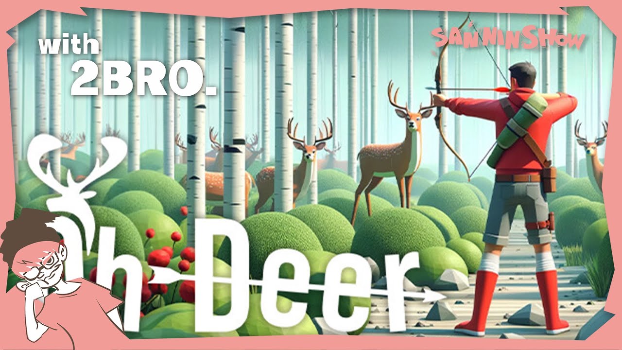 シカとハンターの４対１の戦い【Oh Deer】視点：ぺちゃんこ　w/鉄塔,弟者,兄者,おついち