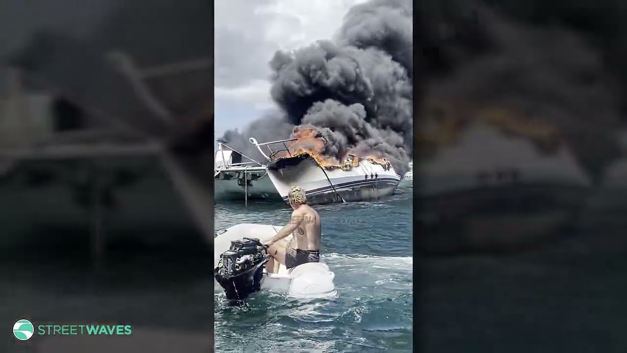 Boat Fire Full Video