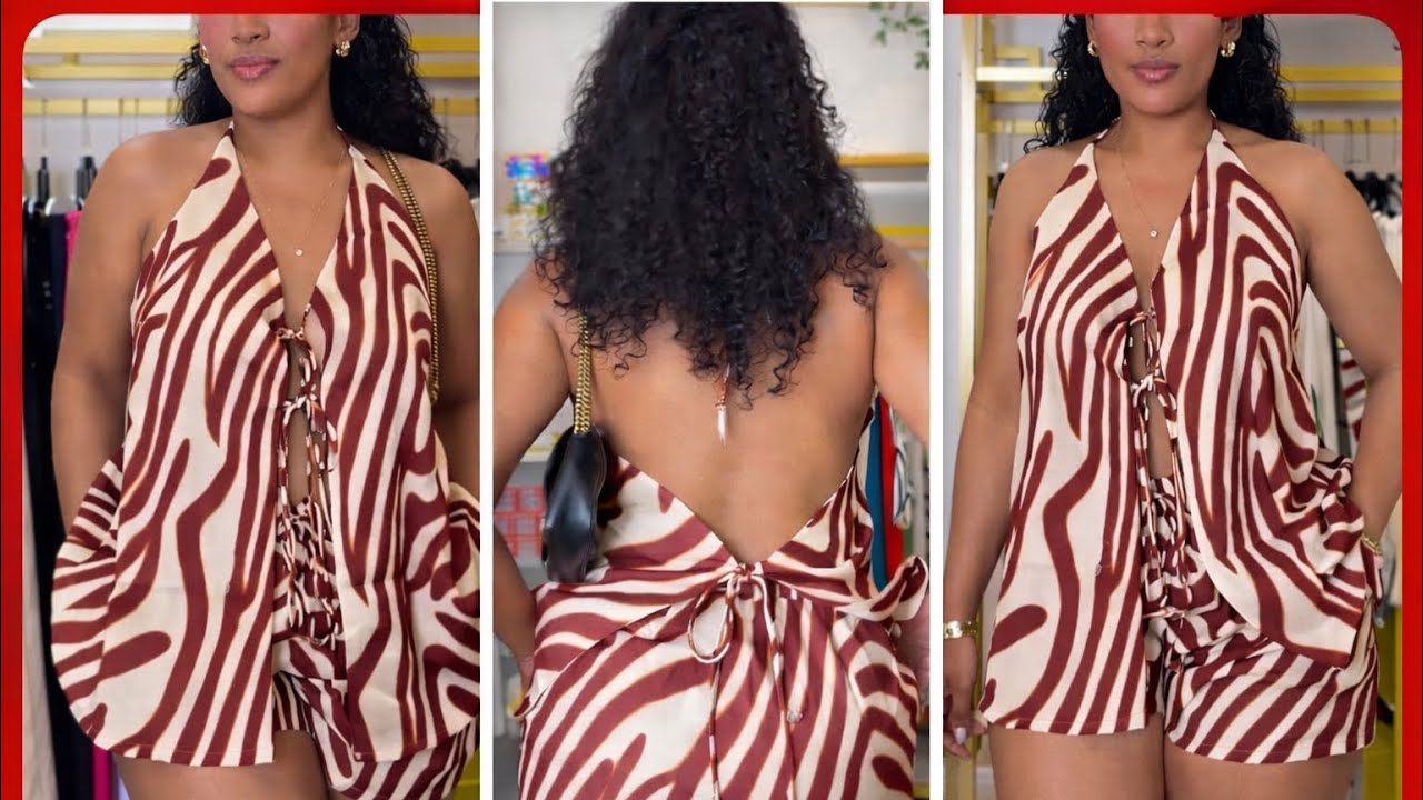 How to Cut a Backless Top | Easy Pattern Cutting Tutorial for Beginners