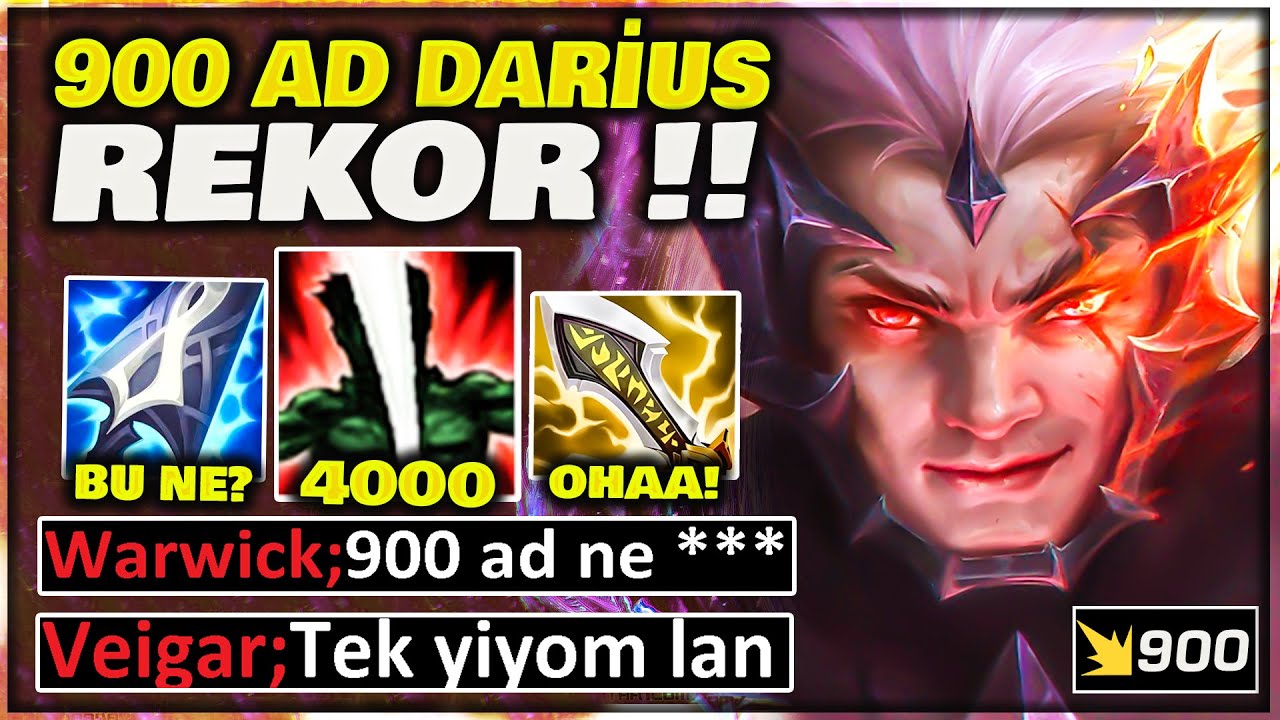 DARİUS SALDIRI GÜCÜ REKORUNU KIRDIM !! 900 AD !! HERKES TEK YİYOR !! | Ogün Demirci