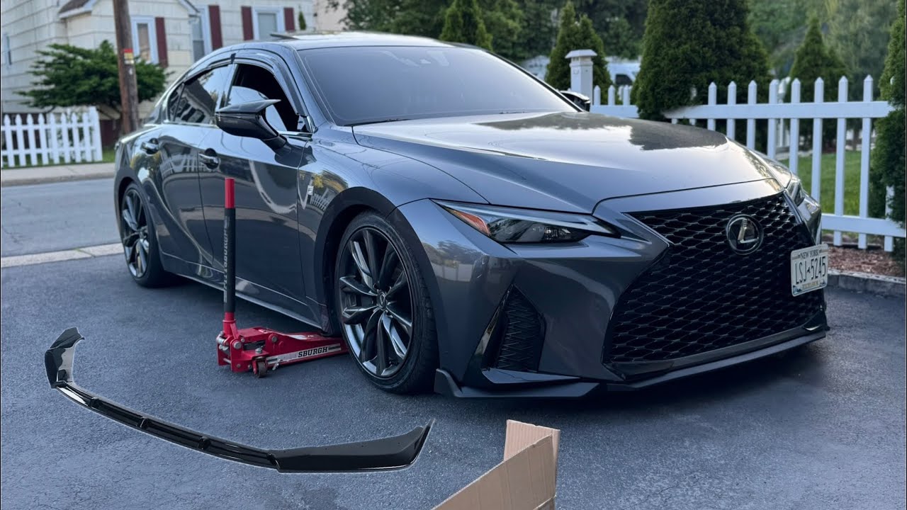 Installing a Front Lip On My 2023 LEXUS IS300