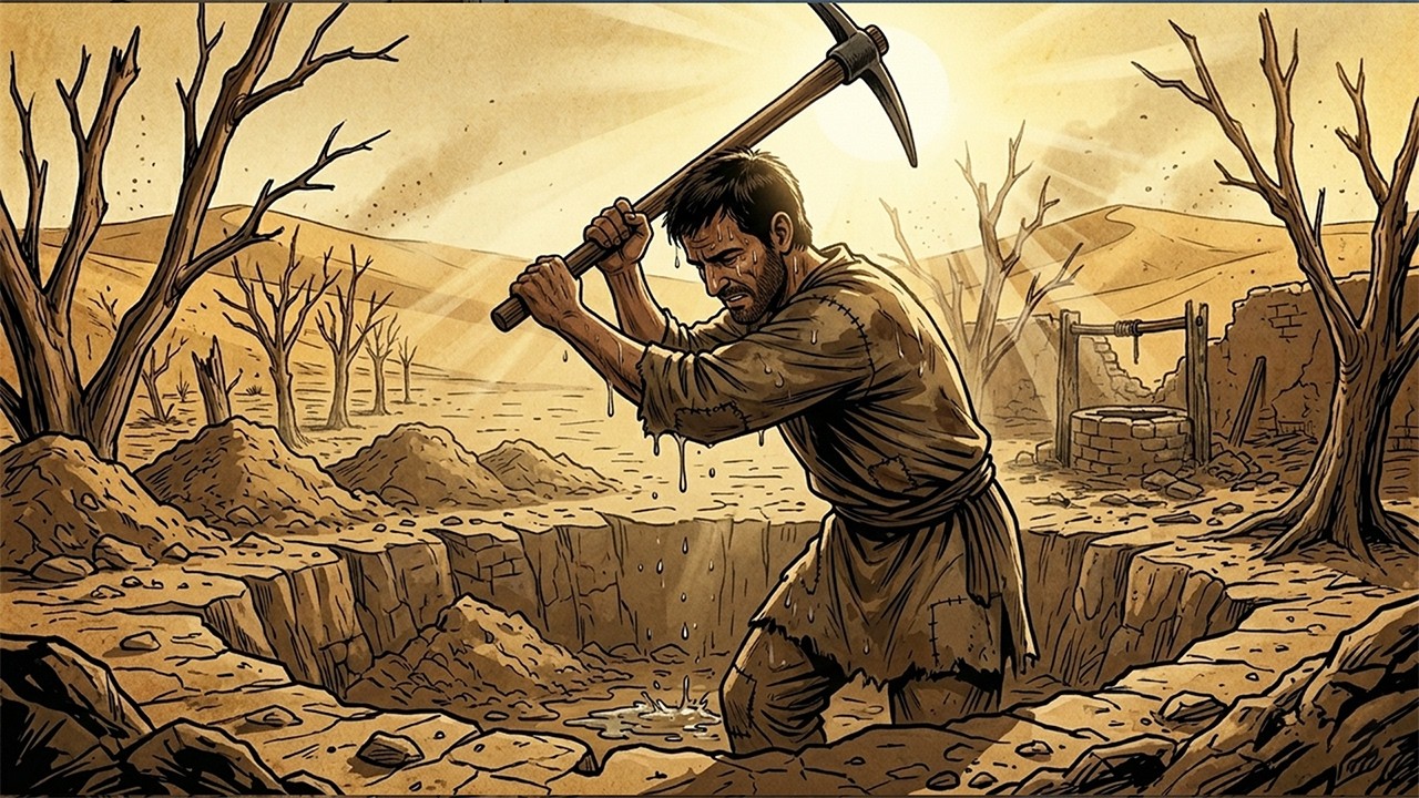 سقاء فقير وجد كنزاً مدفوناً في الصحراء.. وما فعله بعد ذلك صدم الجميع