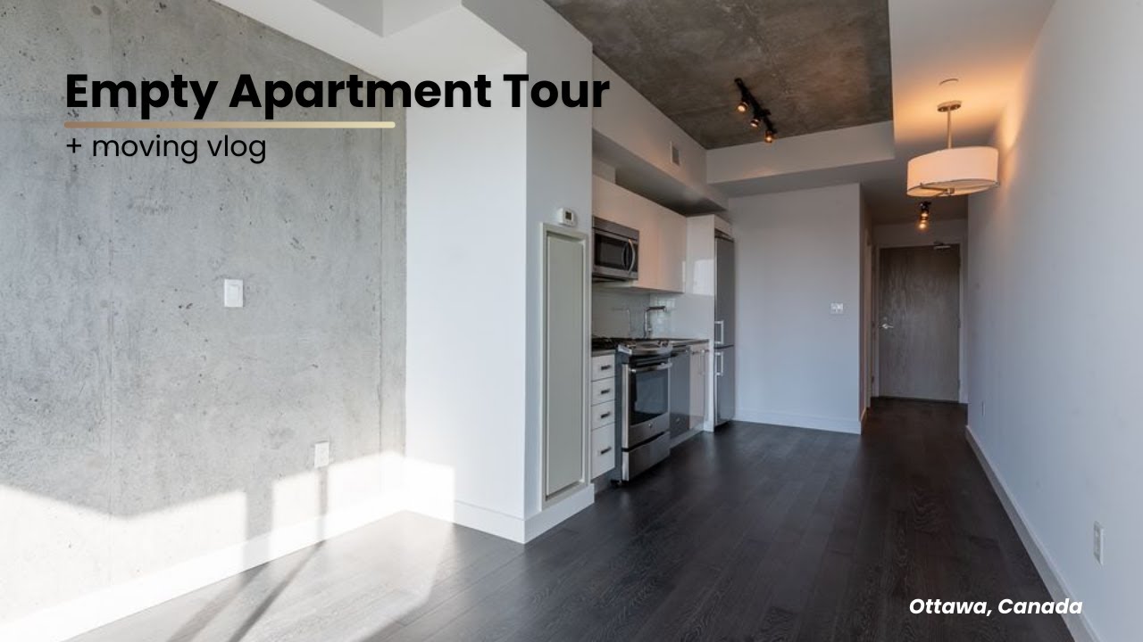 MOVING VLOG + EMPTY APARTMENT TOUR | Decluttering & Downsizing | 1 bed, 1 bath  🇨🇦
