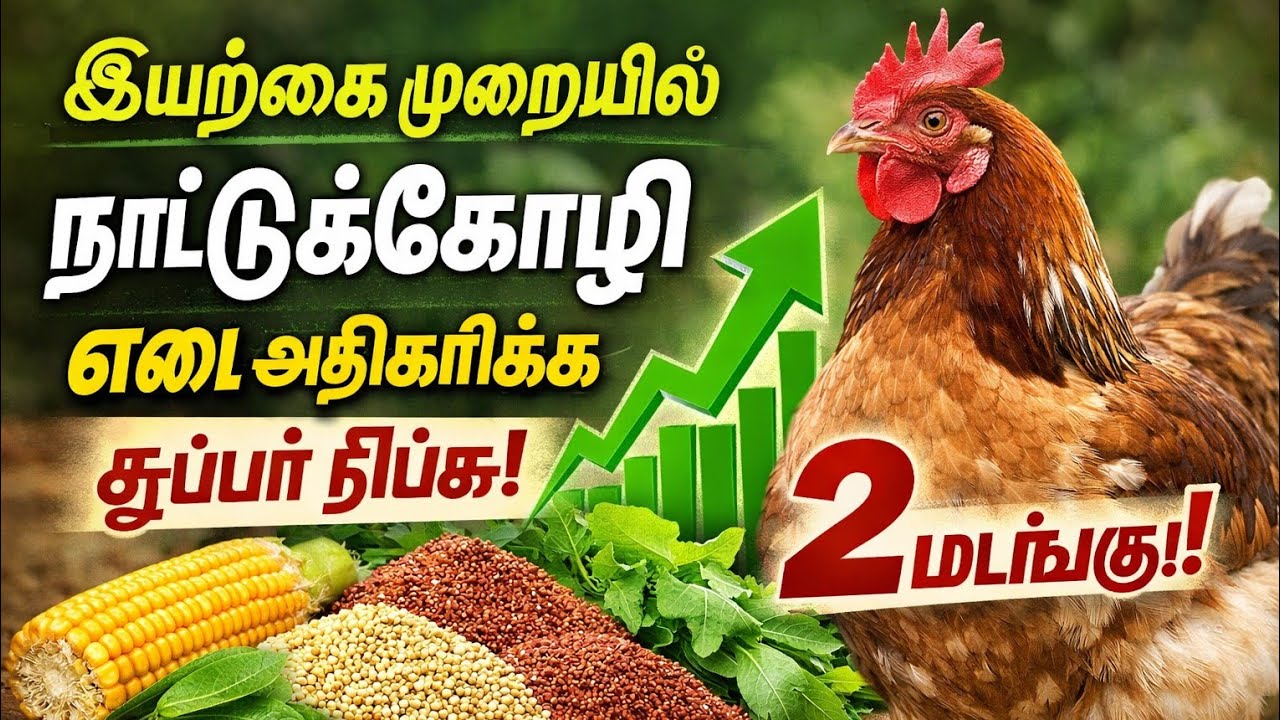 இயற்கையான முறையில் நாட்டுக்கோழியின் எடையை அதிகரிக்க#kgr #kgr nattukoli #nattukoli