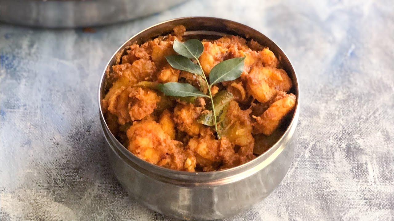 Prawns Potato Roast | Chemeen Urlakizhangu Ullarth | #shabosphere