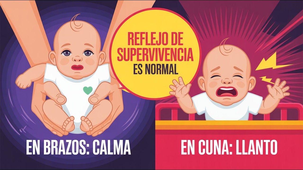 ¿Tu Bebé Llora al Tocar la Cuna? El Reflejo de Supervivencia que Todo Padre Debe Entender Hoy