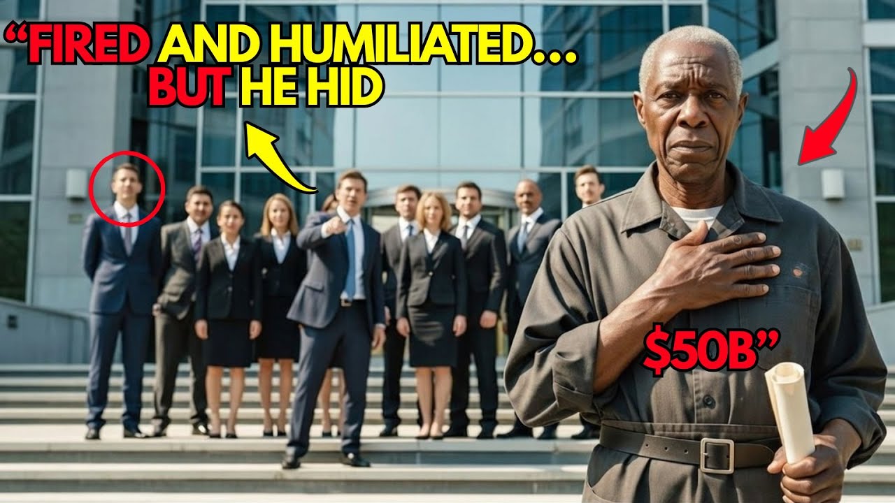 CEO Fires Black Janitor, Unaware of $50B Secret 💼#RealLifeDrama#CEOvsJanitor#ShockingStory