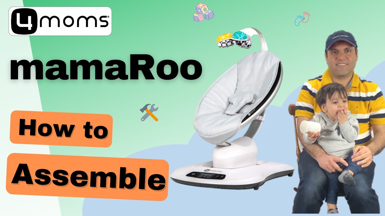 4moms mamaRoo Baby Swing: Assembly & Unboxing  [Step by Step]