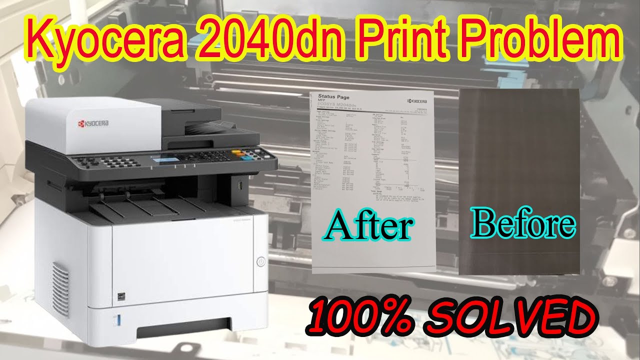 Kyocera 2040dn Print problem