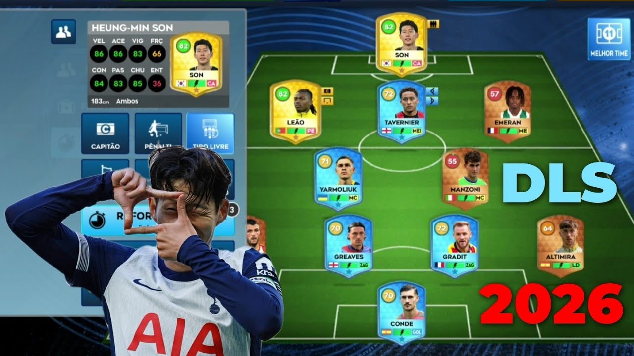 a estreia de SON pelo Barcelona no DLS 26 😱🔥 - Modo carreira com o Barça - Ep 4