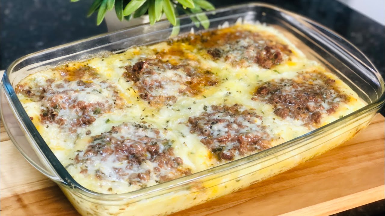 NUNCA COMI UMA CARNE MOÍDA DESSE JEITO!! RECEITA INCRÍVEL COM BATATAS E CARNE MOÍDA!!❤️