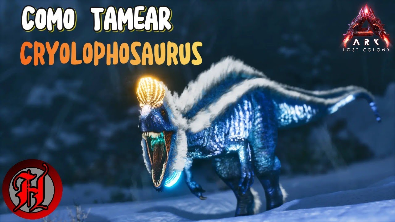 Como tamear el Cryolophosaurus en Ark Survival Ascended
