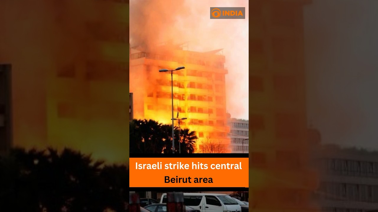 Israeli strike hits central Beirut area