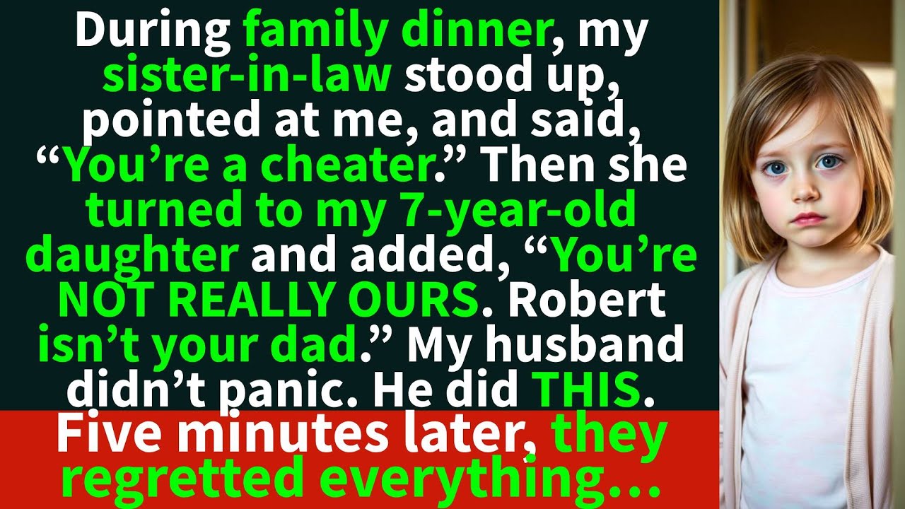 “You’re NOT REALLY OURS. Robert isn’t your dad,” my sister-in-law said to my 7-year-old…