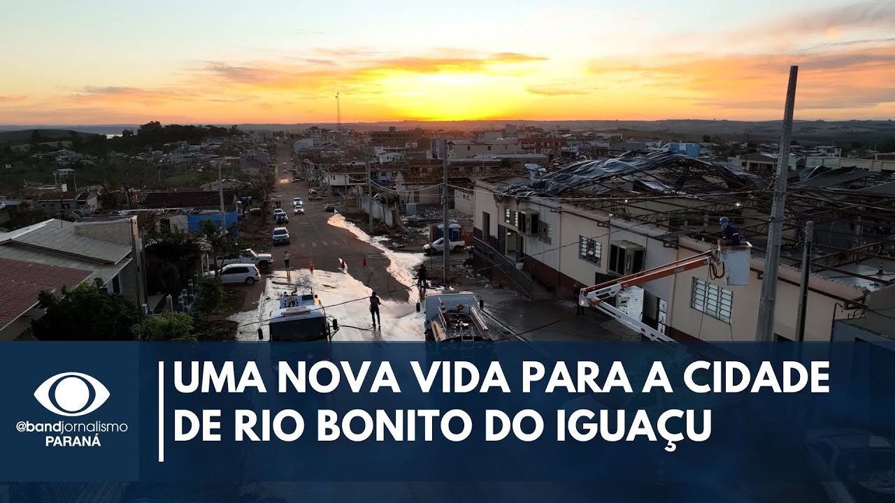 A reconstrução de Rio Bonito do Iguaçu após passagem de tornado no Paraná
