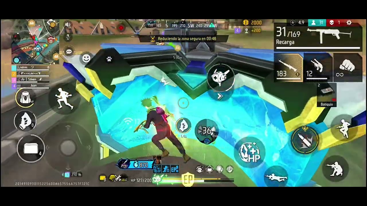 Sacando La Skin De Megumi Fushiguro Y Jugando Partida De BR T49 *Este Si Tiene Sonido* Free Fire!..