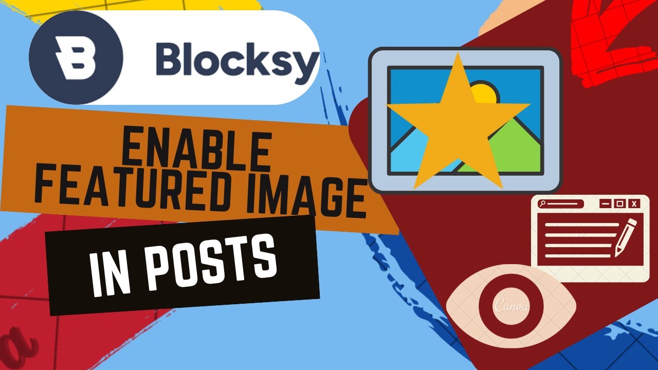 Enable the post featured image in wordpress blocksy