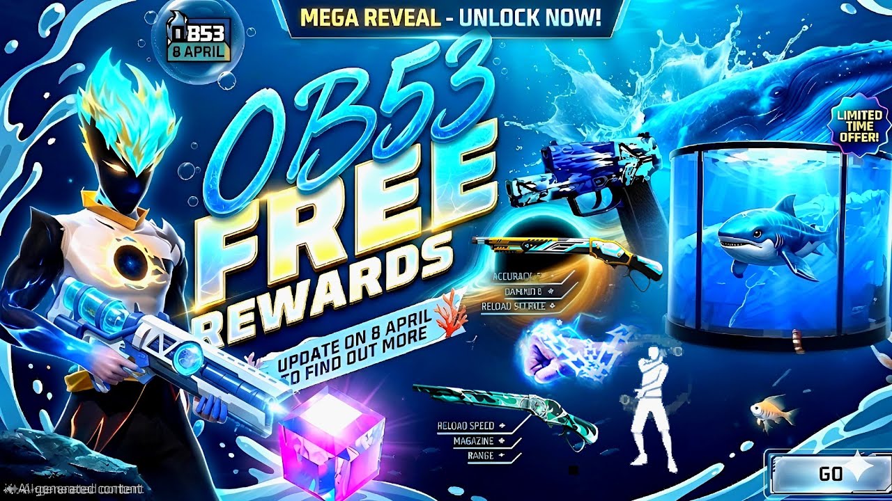 OB53 Update Free Rewards & Events🤩| Free Fire New Event | FF New Event |Upcoming Events In Free Fire