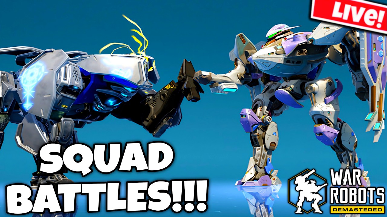LIVE Squad Battles With Viewers! | War Robots 11.8