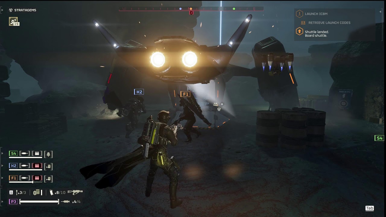 Helldivers 2: Just an old man learning to play.