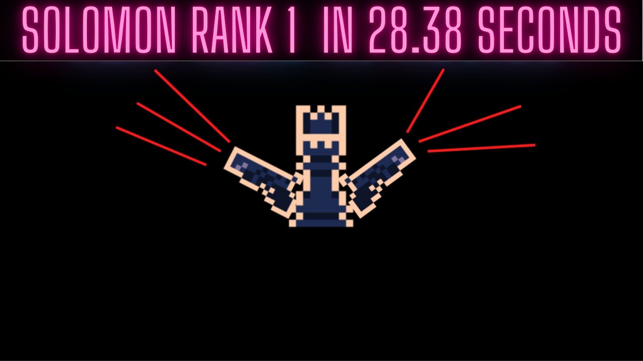 Shotgun king speedrun| Solomon rank 1 in 28.38s