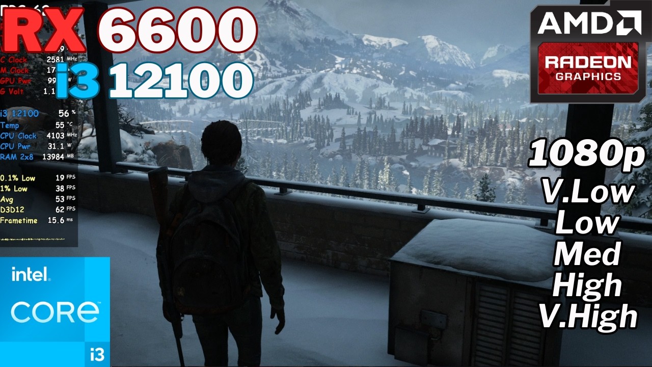 The Last Of Us Part 2 | Rx 6600 | 1080p
