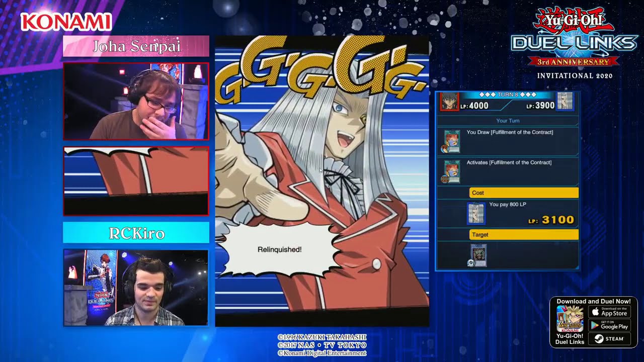 2020 Yu-Gi-Oh! Duel Links Invitational Tournament - Joha vs RcKiro Semifinal
