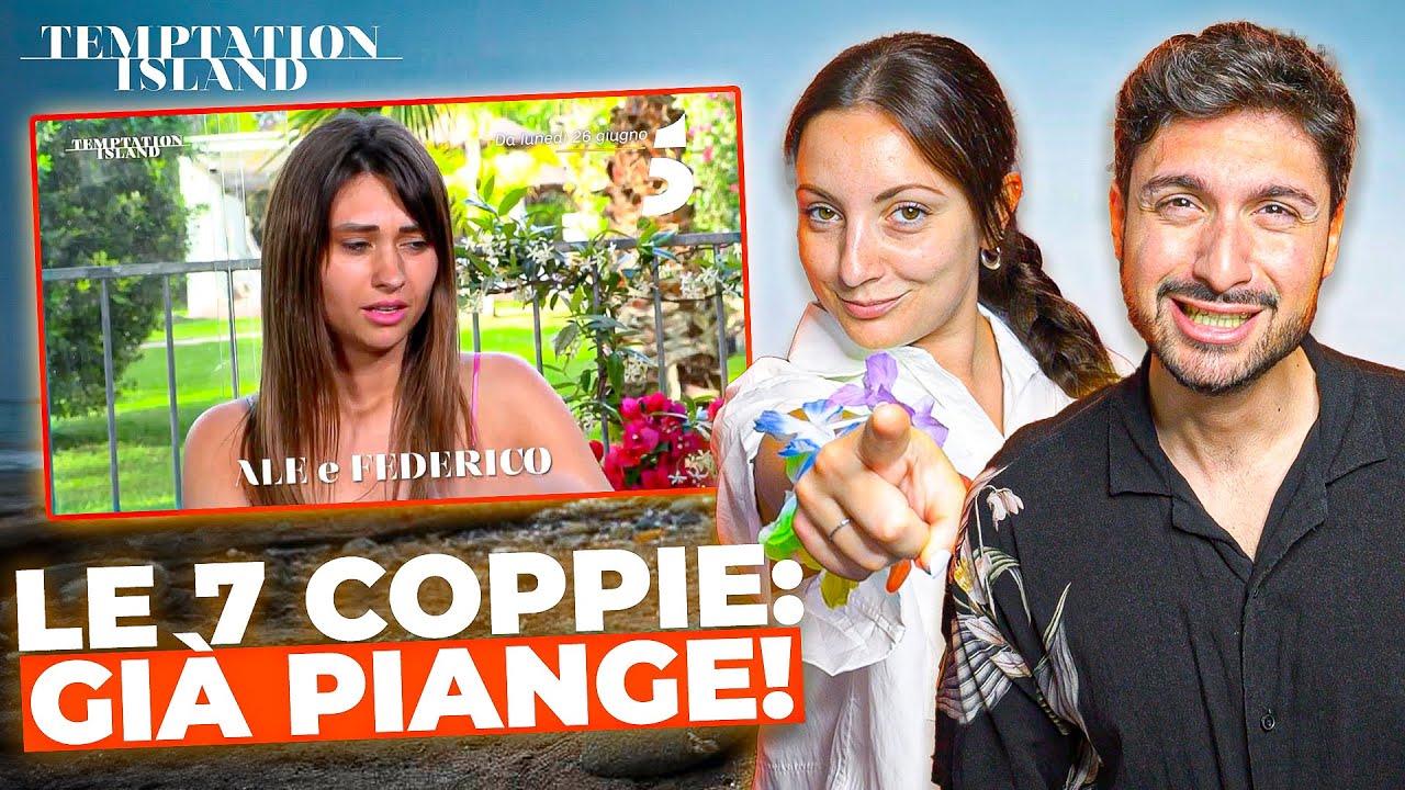 TEMPTATION ISLAND 2023: REACTION ALLE COPPIE | TONY IPANTS & JESUISIL