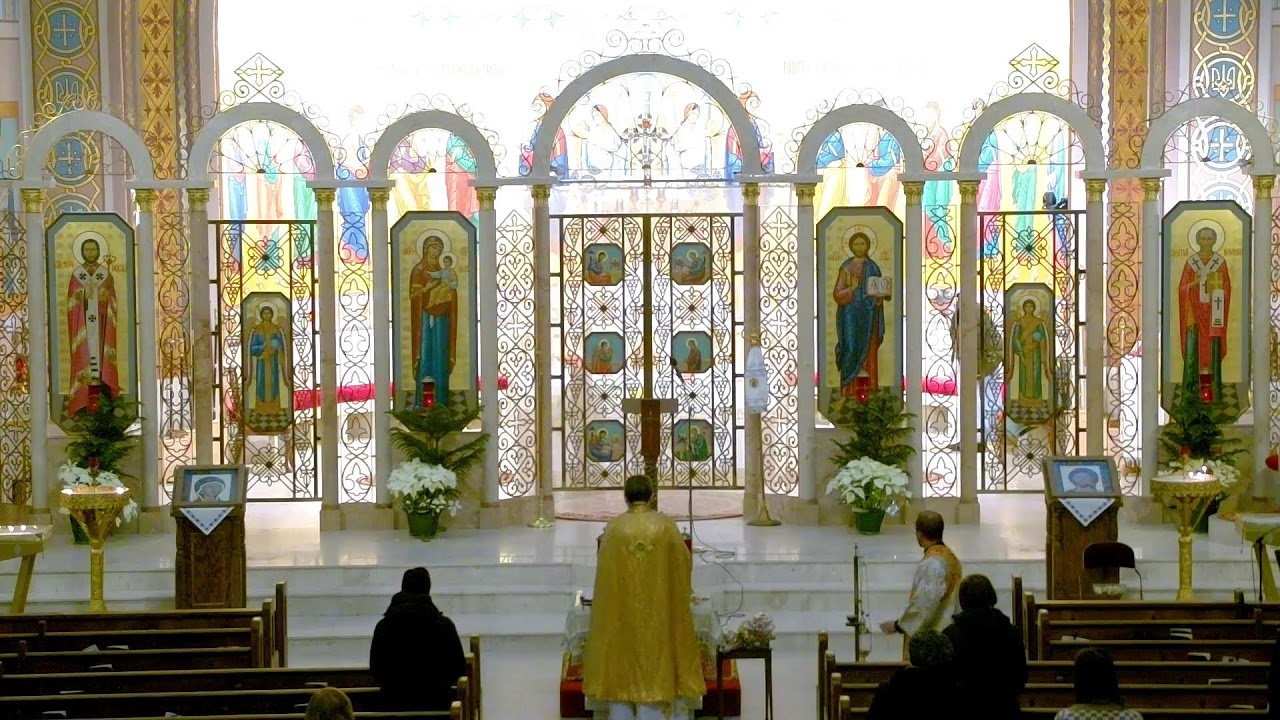 Божественна Літургія. Divine Liturgy. Свв. чудотв. і безср. Кира й Івана. Прп. Івана Боско.