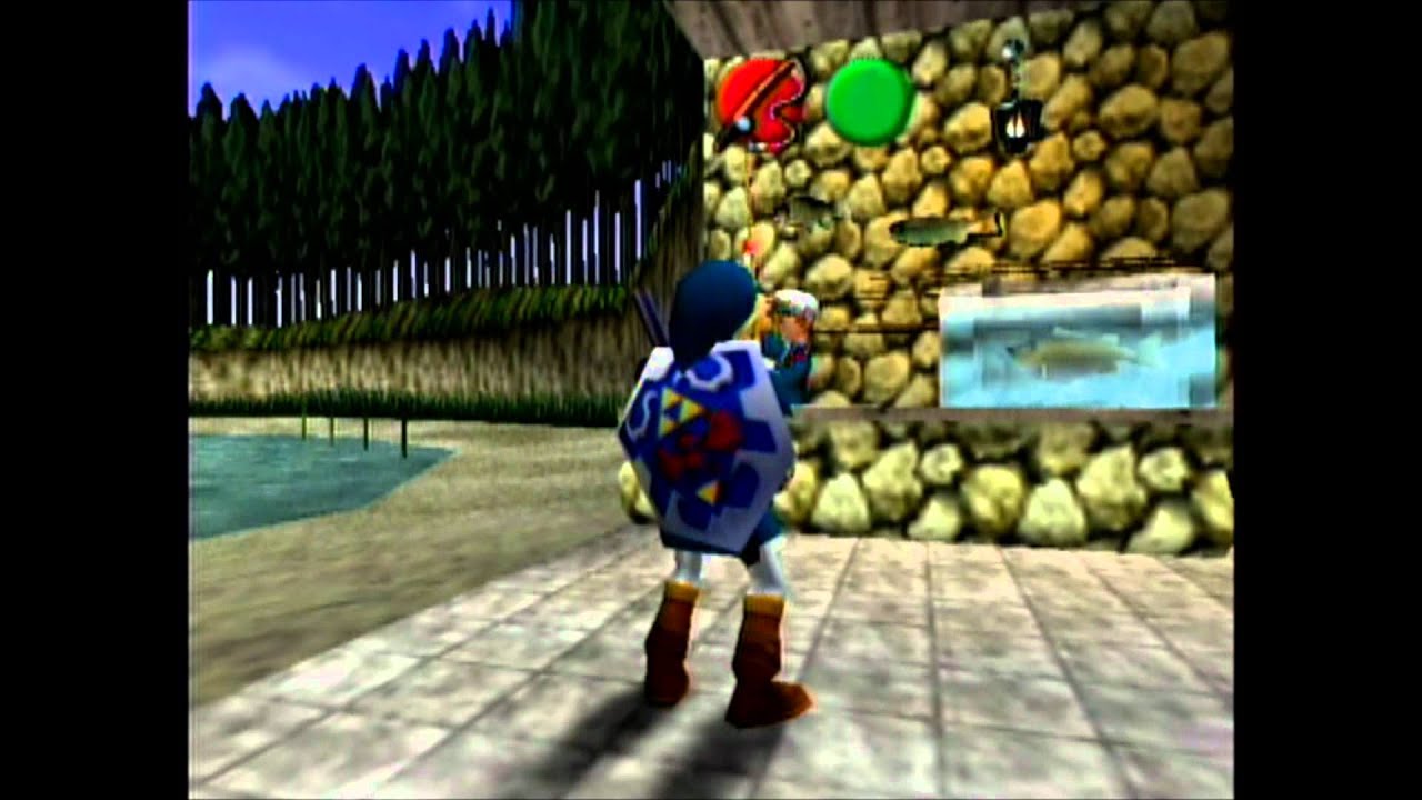 The Legend of Zelda Ocarina of Time - Getting the Sinking Lure - Full HD.wmv