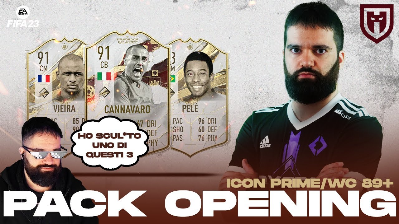 APRO 60 PACKS ICON PRIME WORLD CUP 89+ COMPRESA LA MIA ||| FIFA 23 DROP RATE TEST