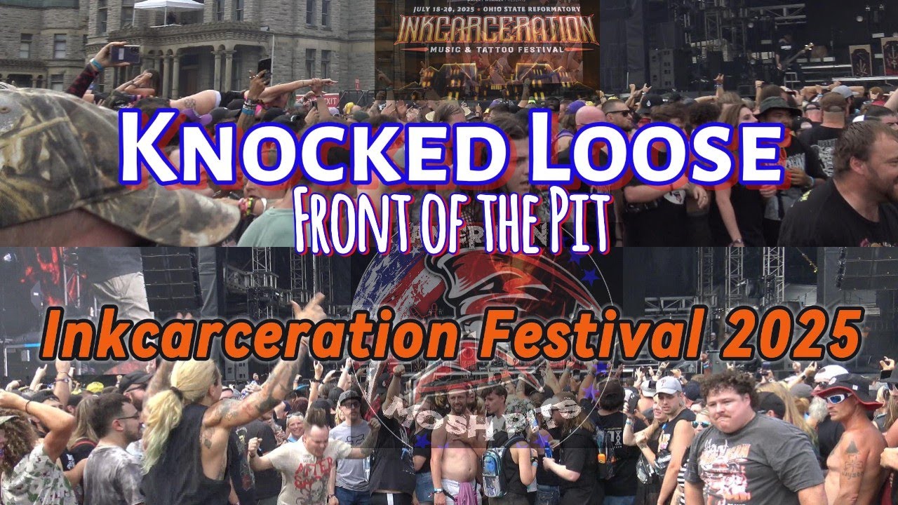 Knocked Loose - Inkcarceration Festival 2025 - CROWD POV - MOSH PIT - WALL OF DEATH - CROWD SURFING