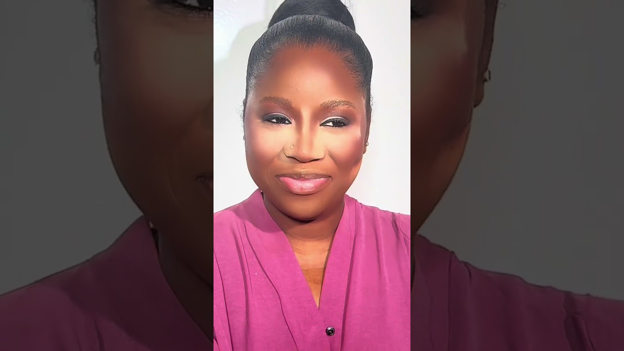 Soft Glam Look On Dark skin