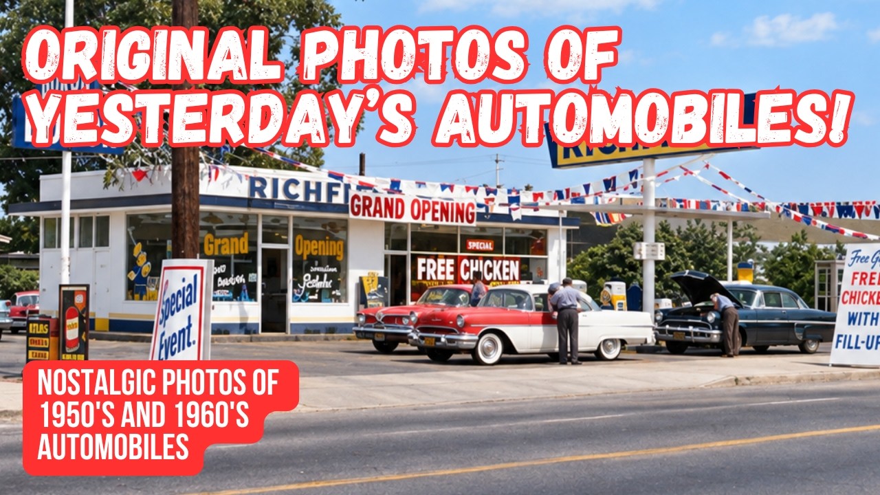 Original Rare Photos of Yesterday's Cars & Trucks! Relive the nostalgia of 1950s & 1960s vehicles