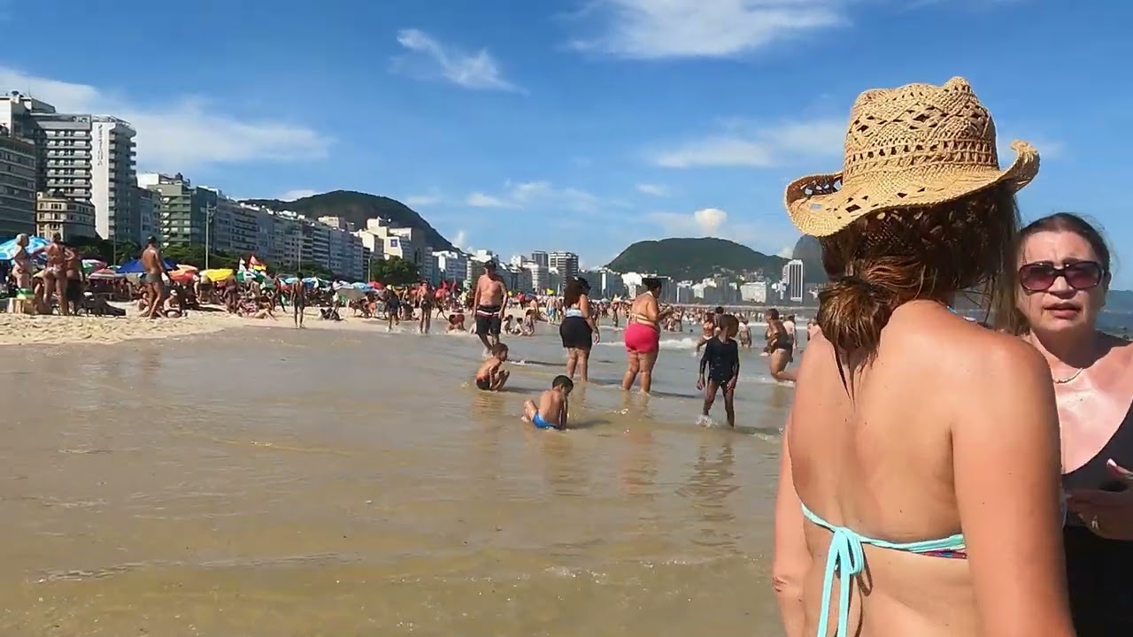 🇧🇷 COPACABANA BEACH 🌴, RIO DE JANEIRO, BRAZIL