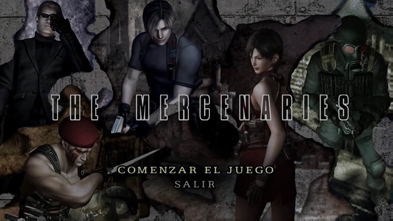RESIDENT EVIL 4 obteniendo todos los personajes de Mercenarios con 5 estrellas the mercenaries